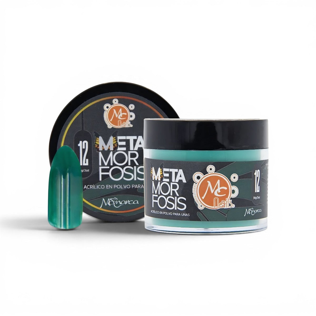Polvo acrílico 2oz Monarca METAMORFOSIS #12