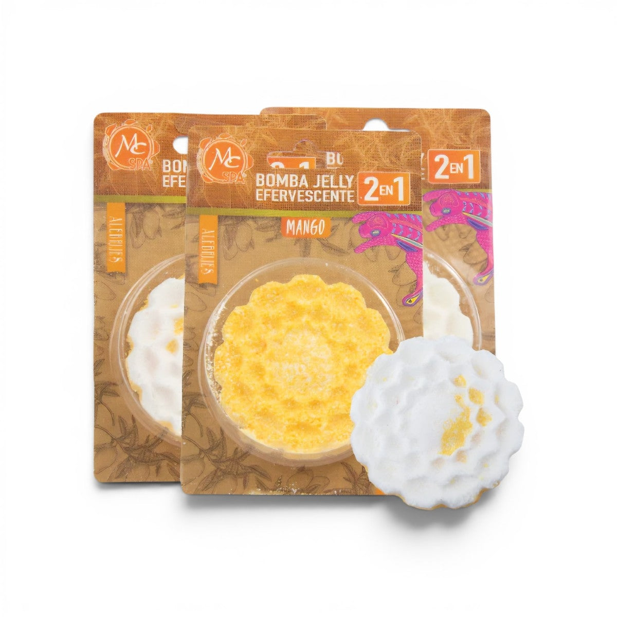 Bomba Jelly 2 en 1 efervescente MANGO TROPICAL