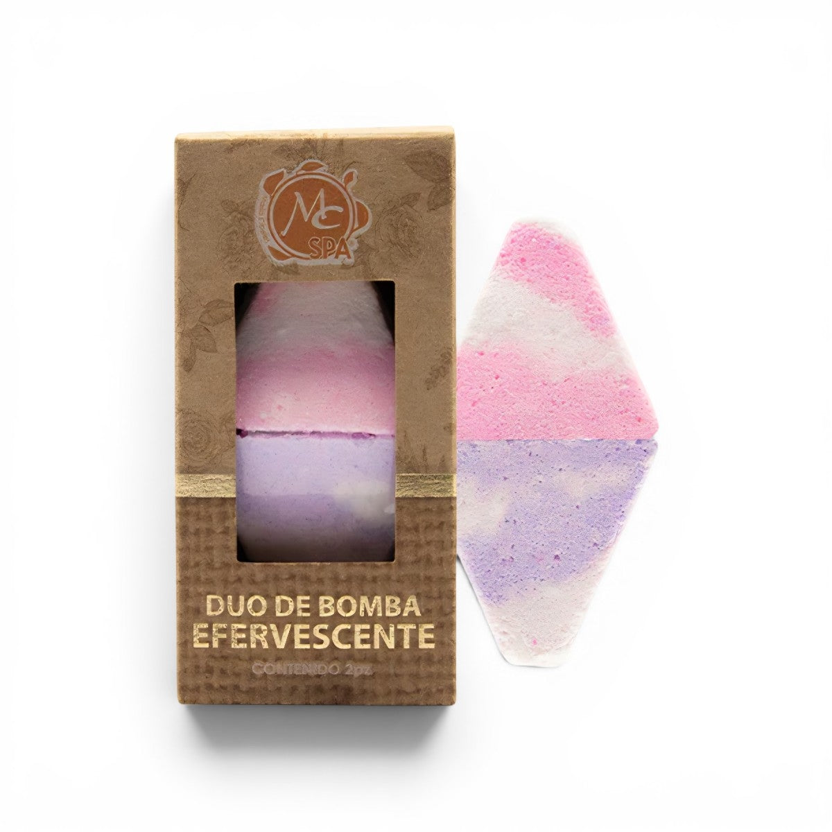 Duo de bombas efervescentes LAVANDA Y ROSAS