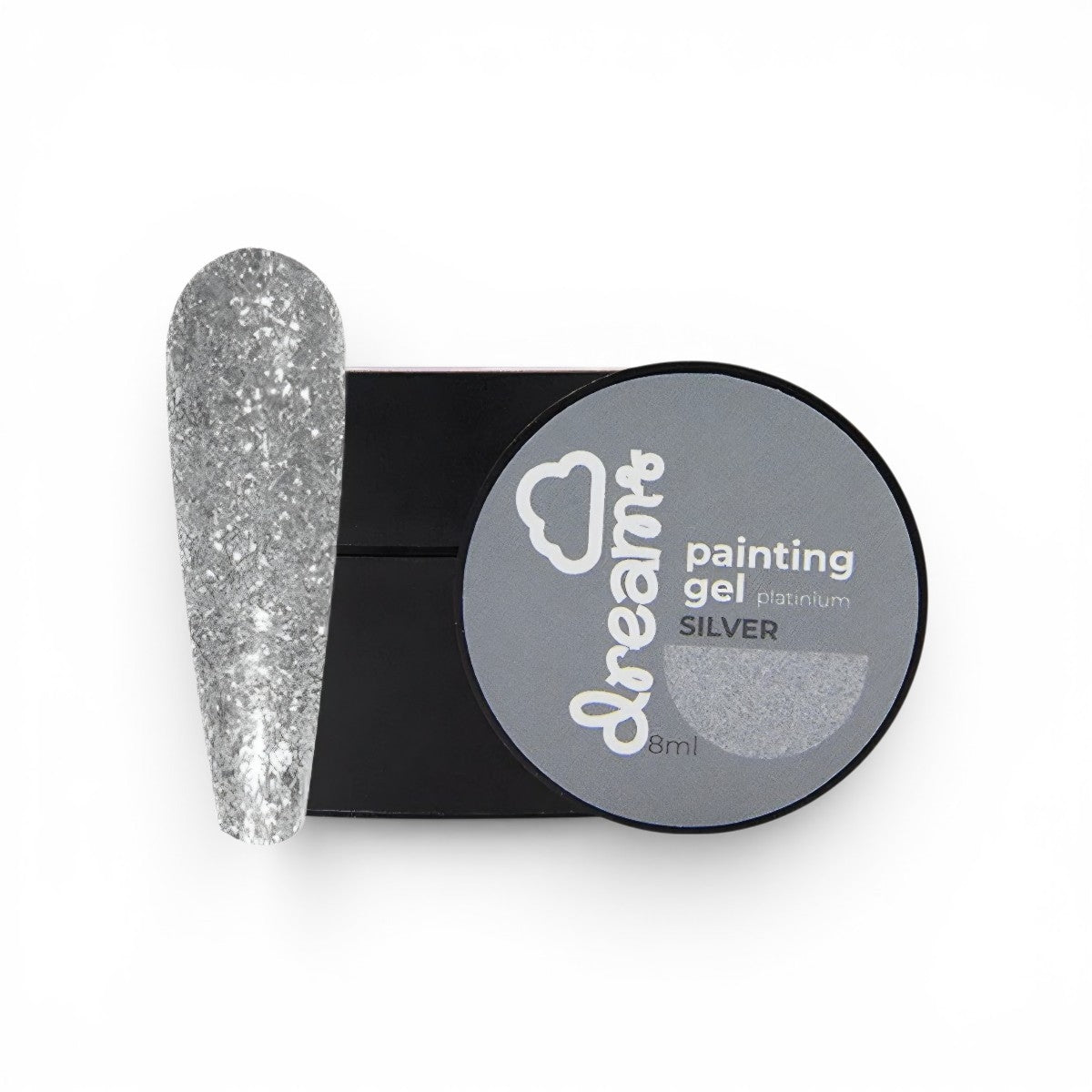 MC Dreams Painting gel PLATINIUM SILVER  8ml
