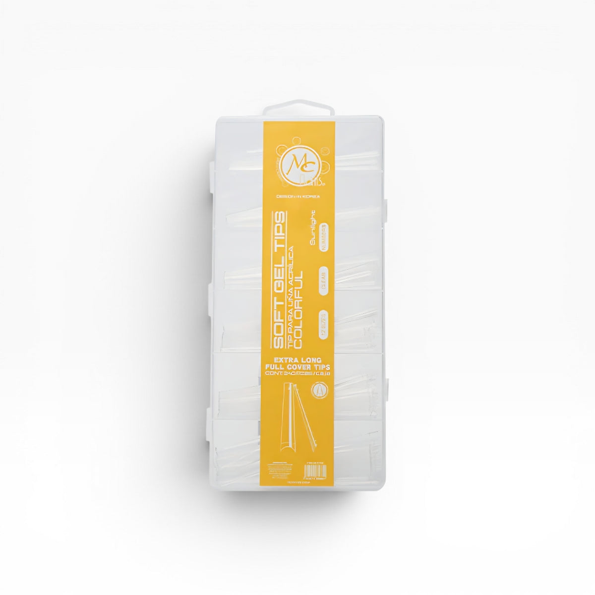 COLORFUL TIPS COFFIN Extra Long Media Luna Sun Light 240pz