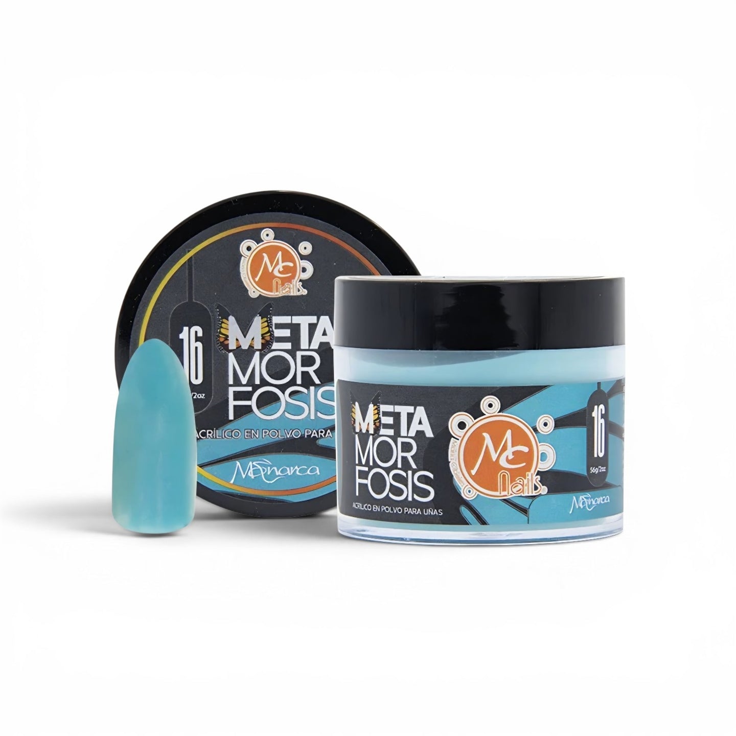 Polvo acrílico 2oz Monarca METAMORFOSIS #16