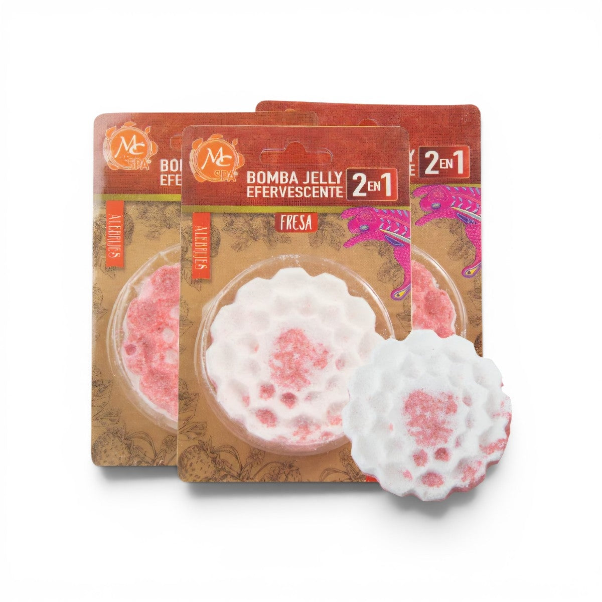 Bomba Jelly 2 en 1 efervescente FRESA SILVESTRE