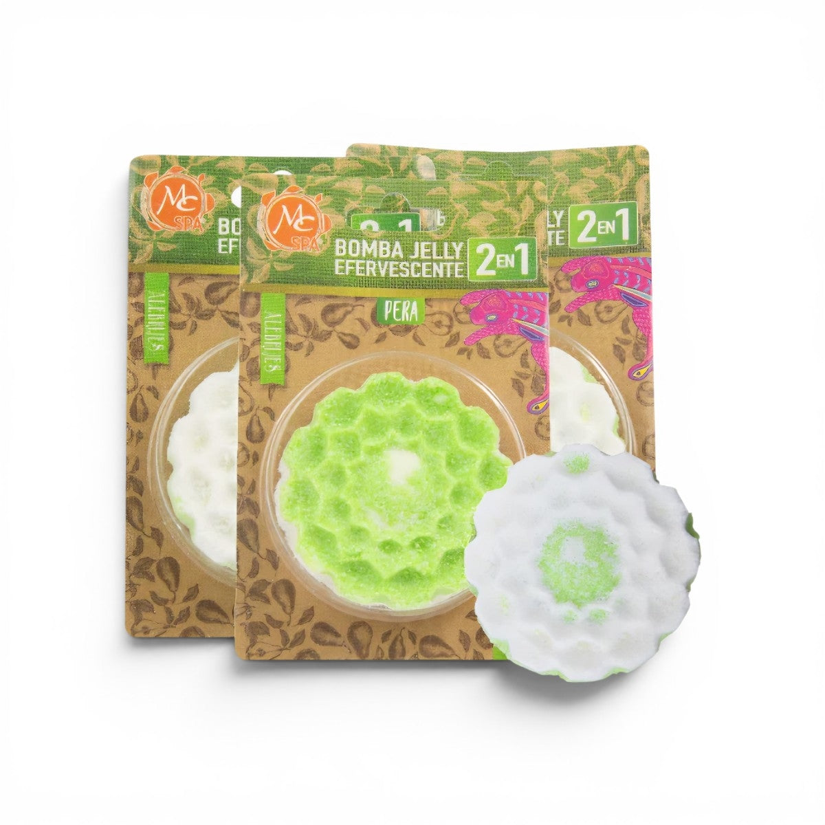 Bomba Jelly 2 en 1 efervescente PERA CAMPESTRE