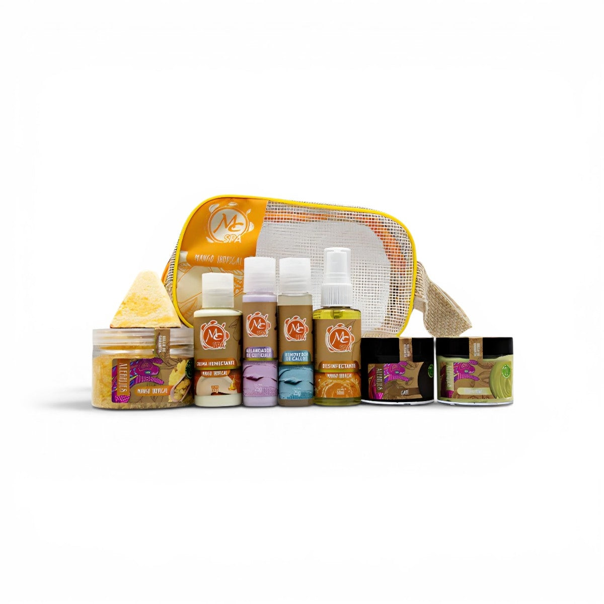 Kit Practic SPA (pedicure y manicure) 9 pz MANGO TROPICAL