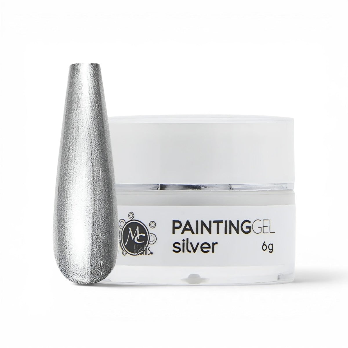 MC Divine Painting gel NAIL INK SILVER 6g