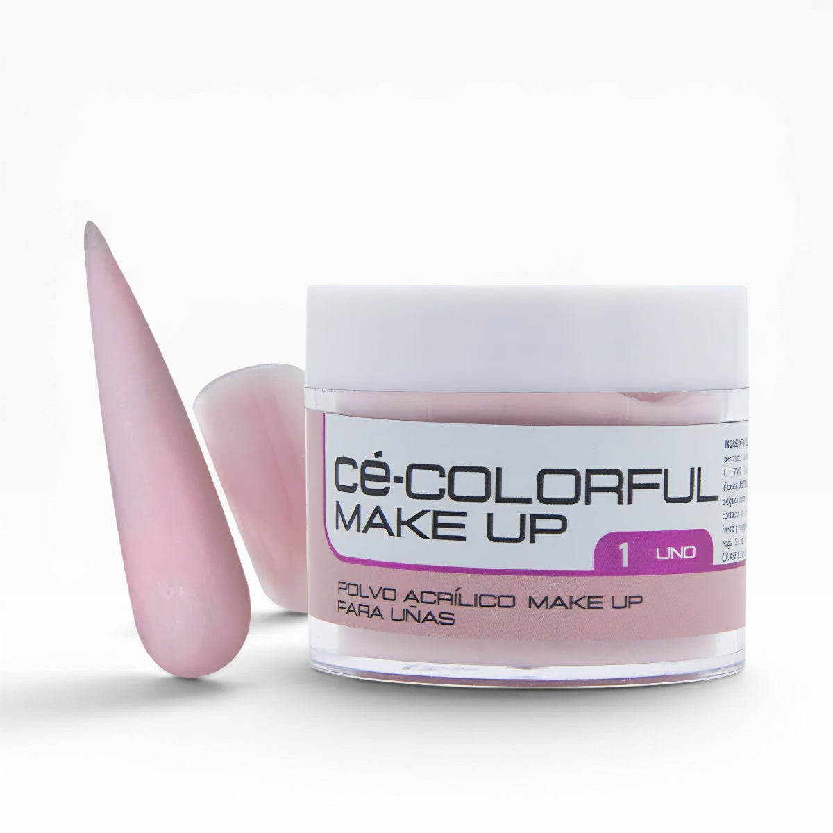 COLORFUL POLVO ACRILICO MAKE UP 56g/2oz  1 UNO