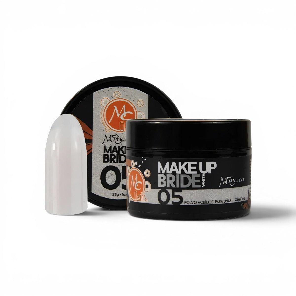 Polvo acrílico 1oz Monarca MAKEUP BRIDE WHITE #5