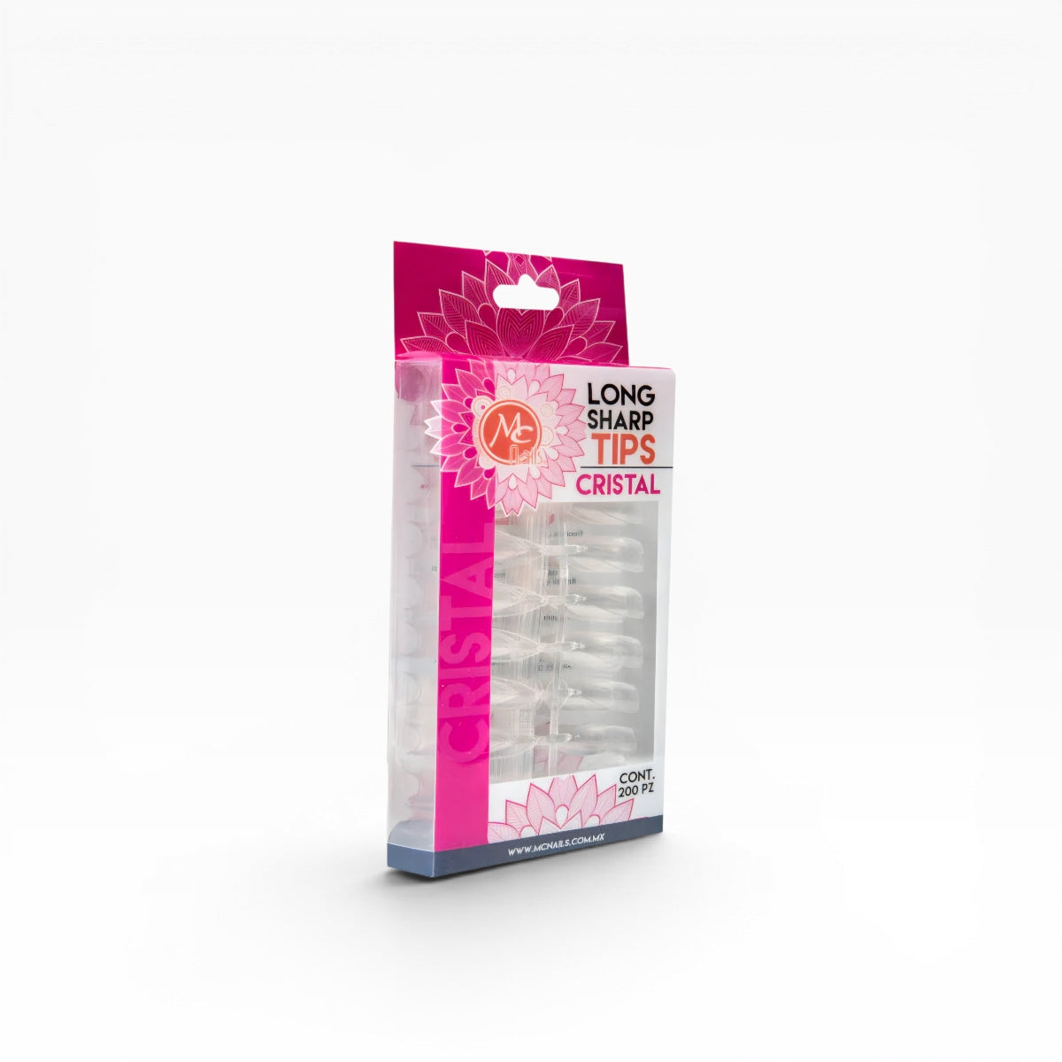 Tips Long Sharp 200 pz Transparente