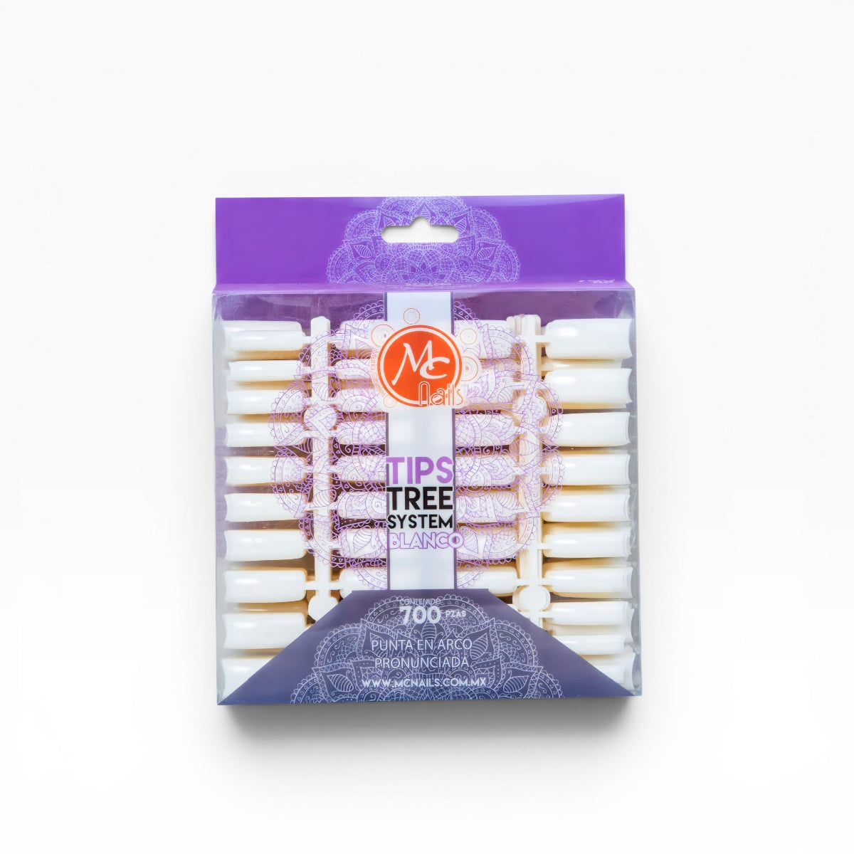 Tips 700 pz blanca