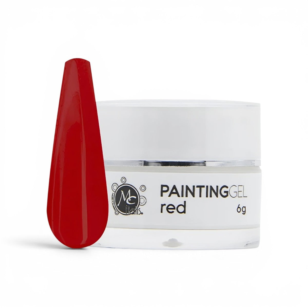 MC Divine Painting gel NAIL INK RED 6g
