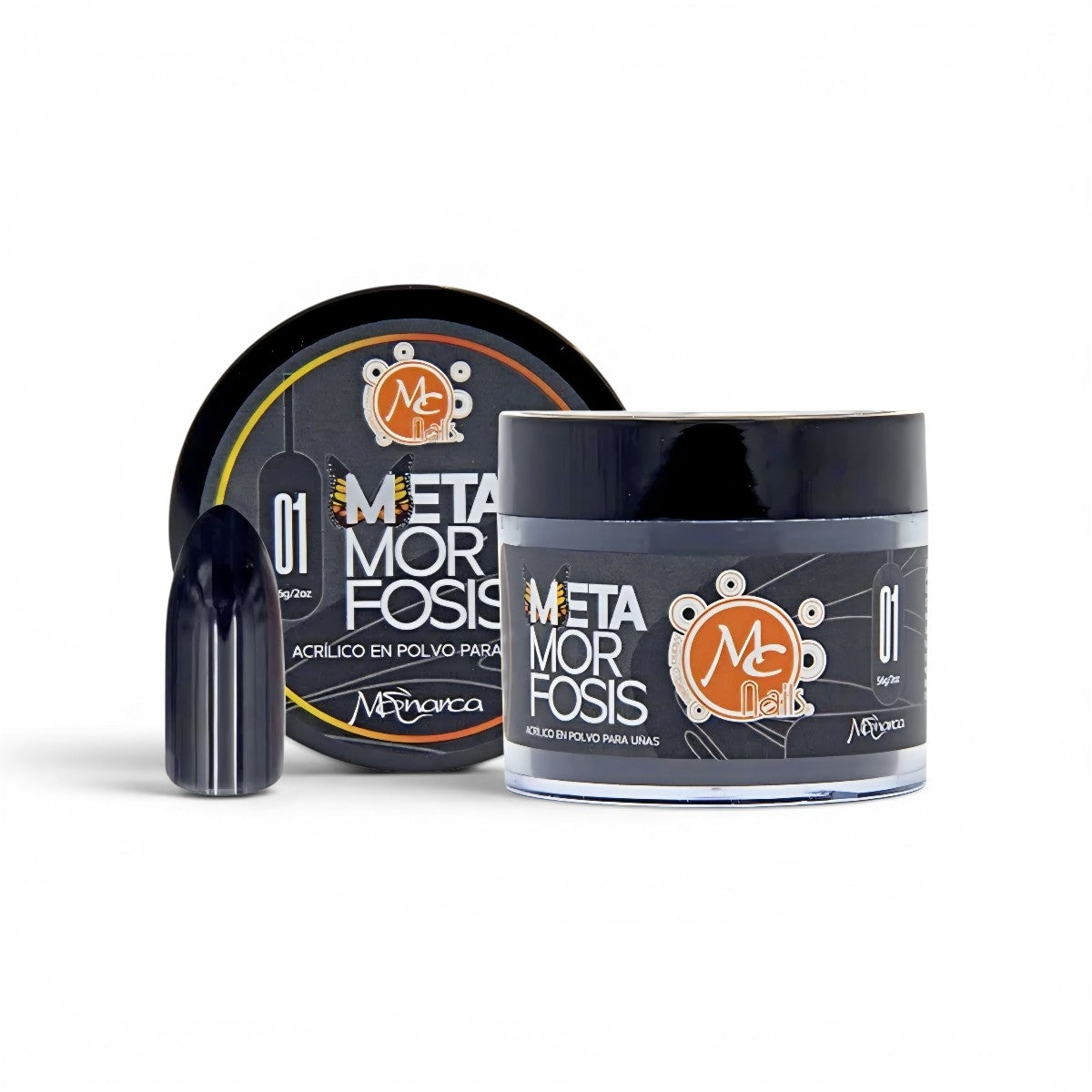 Polvo acrílico 2oz Monarca METAMORFOSIS #1