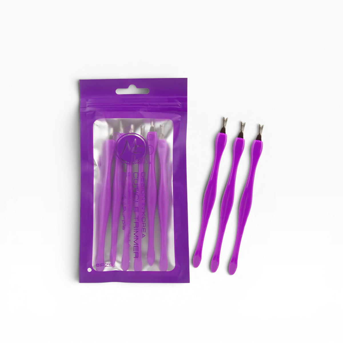 COLORFUL CORTA CUTICULA Beautiful Purple set 6pz