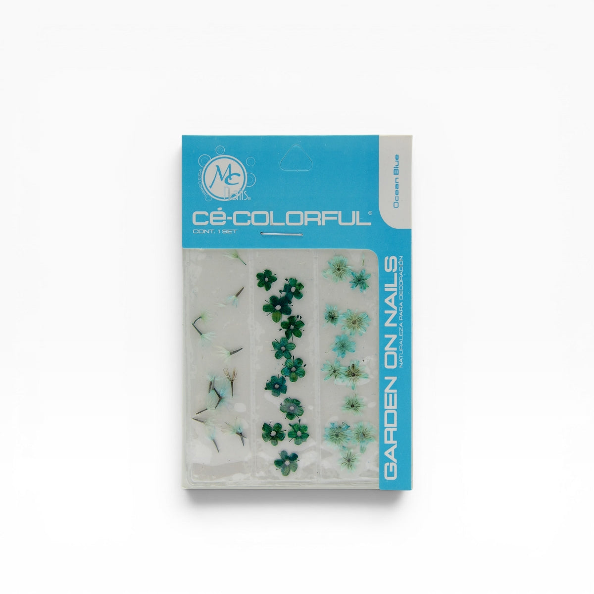 COLORFUL NATURALEZA SET de 3 MIX COLOR: OCEAN BLUE