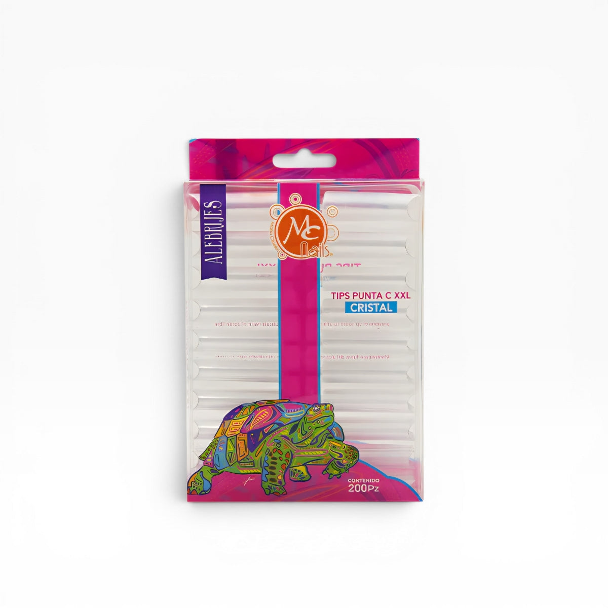 Tips Cristal Punta C XXL 200 Pz