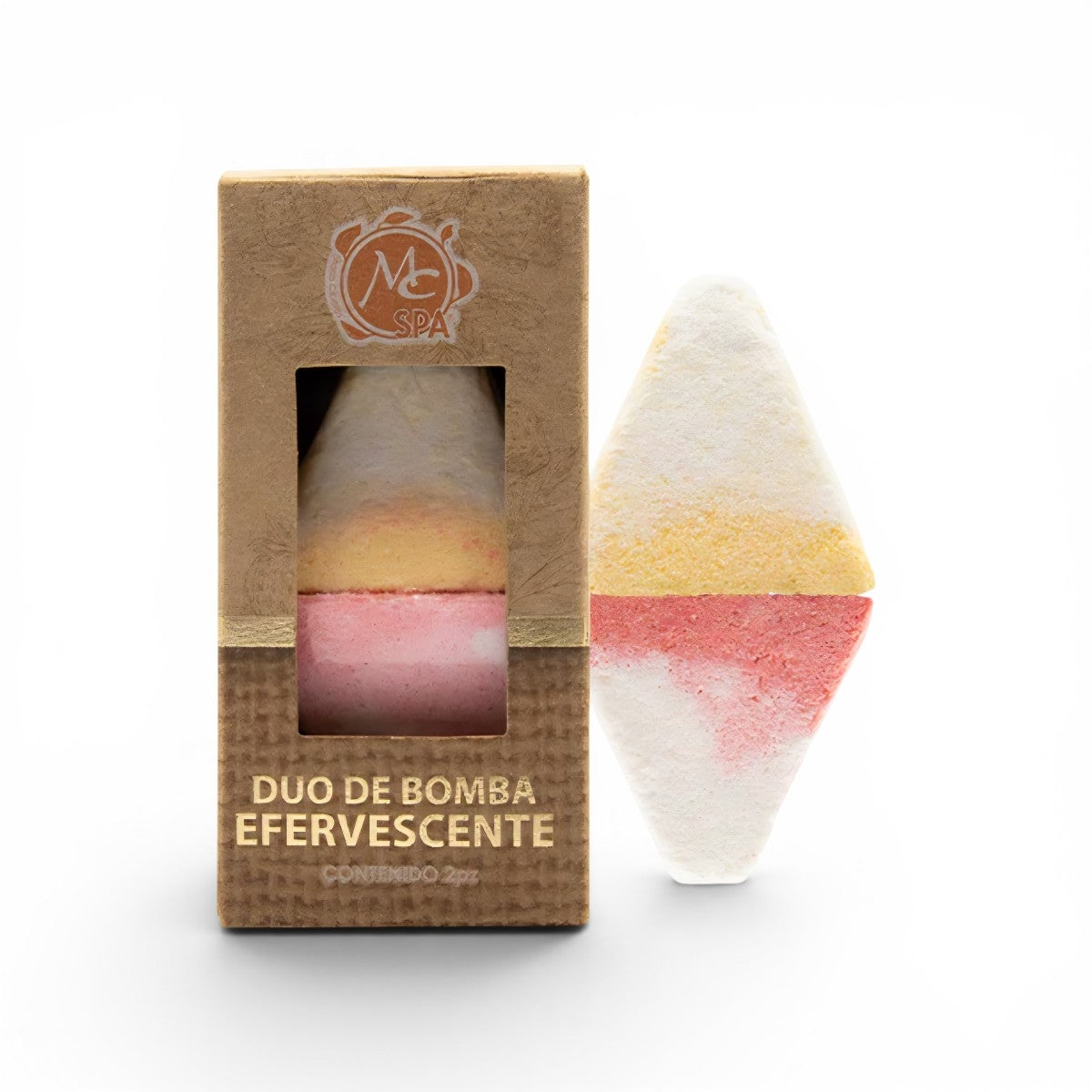 Duo de bombas efervescentes MANGO Y FRESA