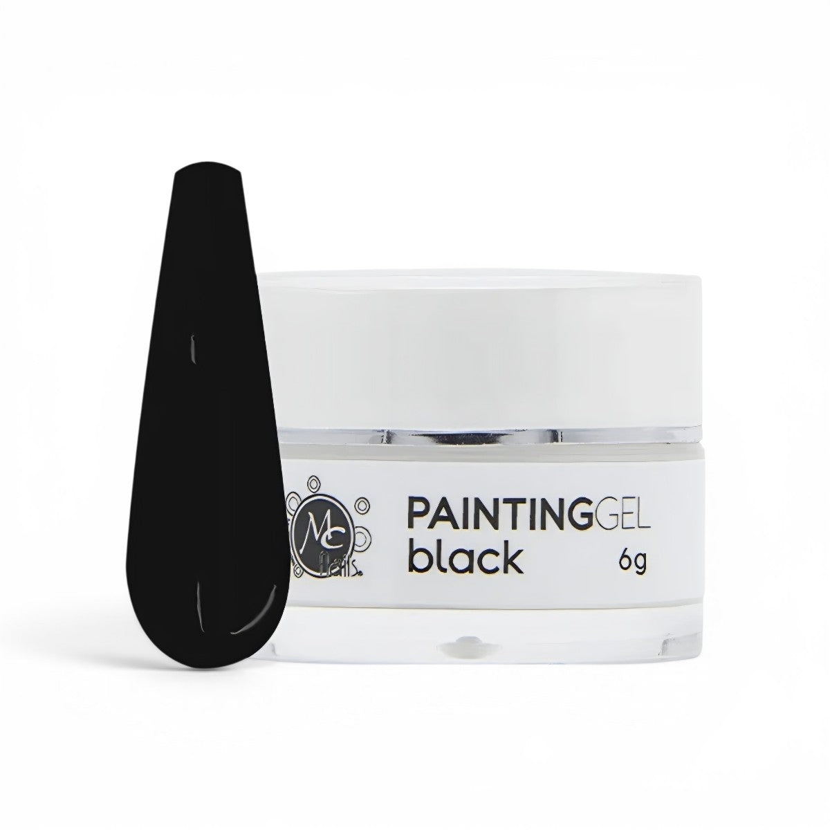 MC Divine Painting gel NAIL INK BLACK 6g